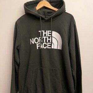 The North Face Men's Half Dome Hoodie Taupe Green Sz Large